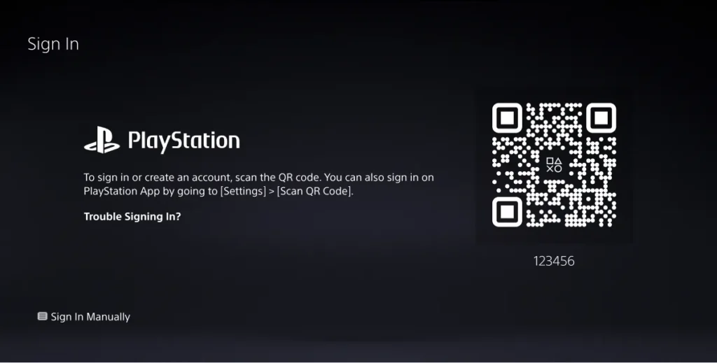 De nieuwe te scannen QR-code van de PlayStation Portal.