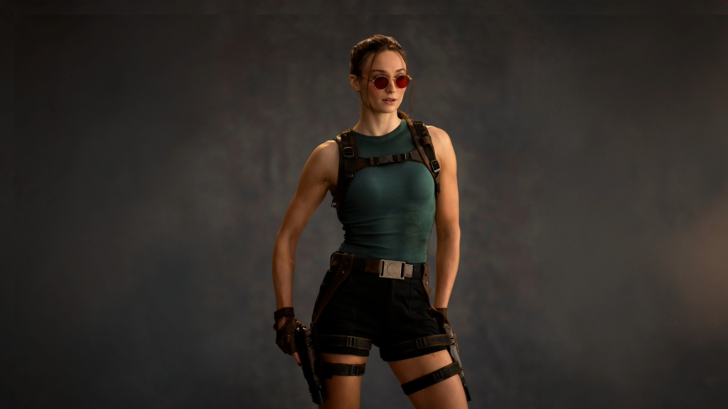 sophie tuner lara croft