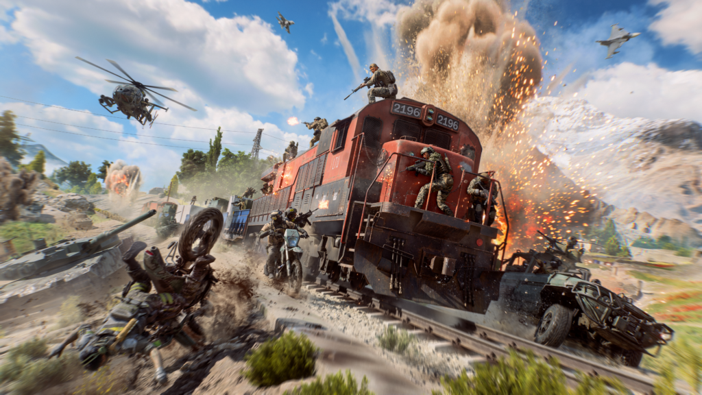 Battlefield 6 Season 3 train