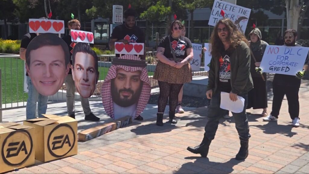 EA protest