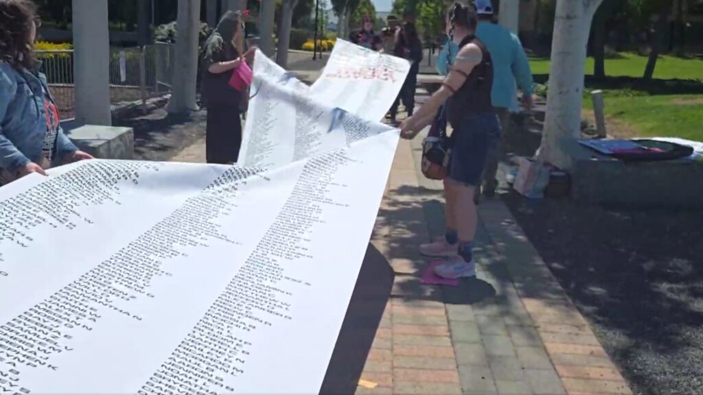 EA protest signatures