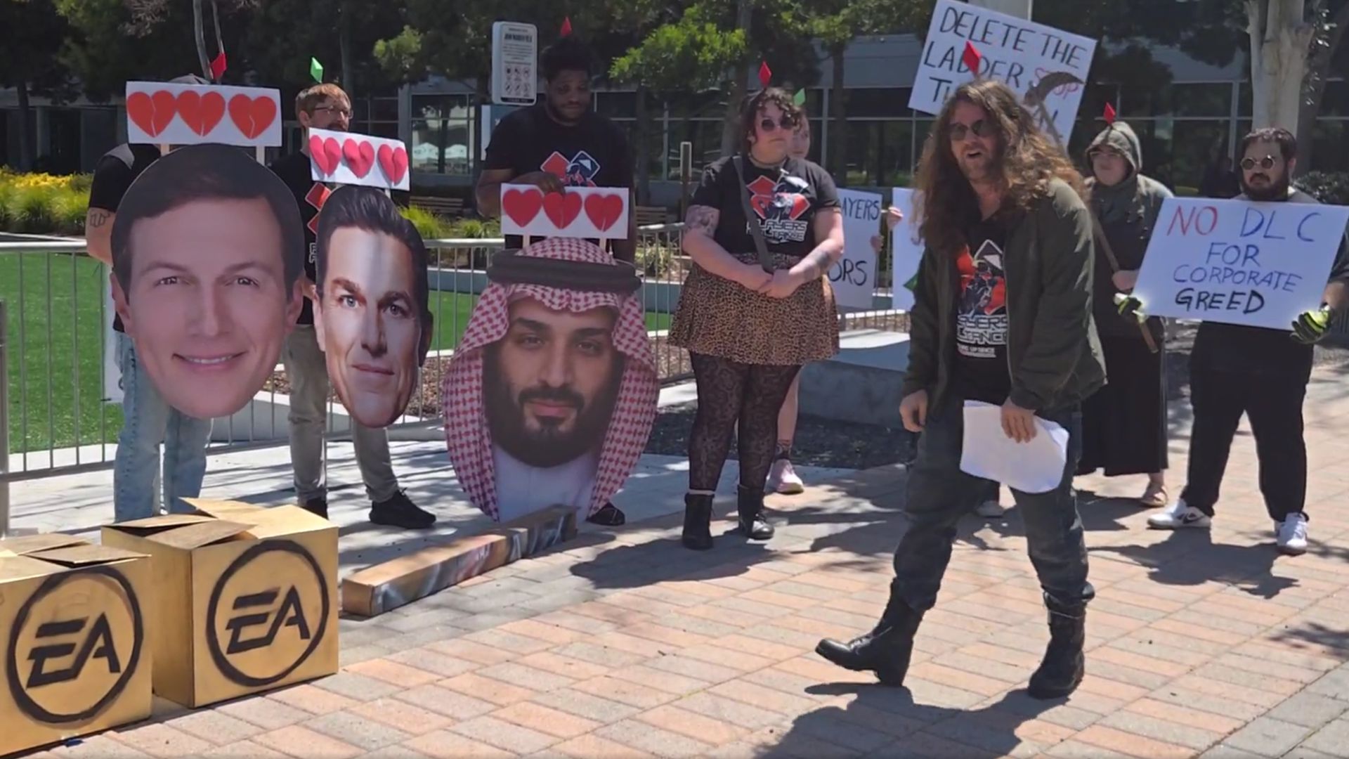 EA protest